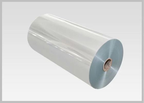 Película retráctil POF transparente a prueba de humedad suave de 45 cm de ancho X 1335 metros de pliegue Película PETG