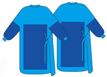 Vestidos disponibles reforzados del hospital, vestidos disponibles estáticos antis del examen