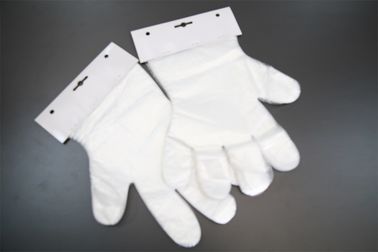 0.5g - guantes disponibles del plástico transparente transparente 1.3g para la manipulación de alimentos