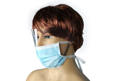 Mascarilla disponible protectora higiénica de 3 capas con el escudo transparente del ojo