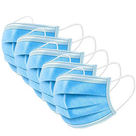 Mascarilla disponible de la niebla con humo anti del polvo con 3 capas