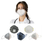 Máscara de respiración industrial a prueba de polvo de la máscara plegable de partículas anti FFP2