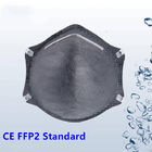 máscara de polvo disponible de 4 capas, respirador de filtro disponible del carbono FFP2