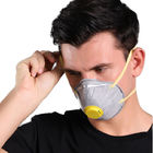 Máscara activada polvo anti de la taza FFP2 del carbono, máscara de polvo no tejida disponible con la válvula