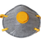 Máscara activada polvo anti de la taza FFP2 del carbono, máscara de polvo no tejida disponible con la válvula