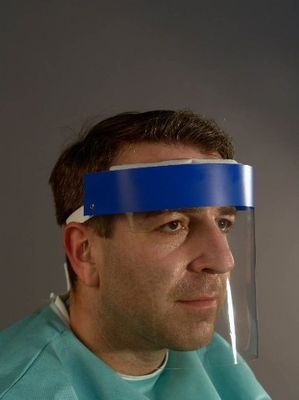 Niebla anti lateral doble del ANIMAL DOMÉSTICO ultraligero protector médico transparente del visera