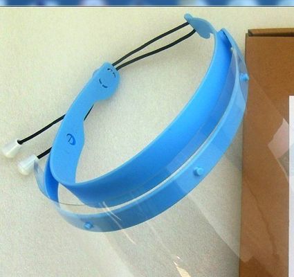 Niebla anti lateral doble del ANIMAL DOMÉSTICO ultraligero protector médico transparente del visera