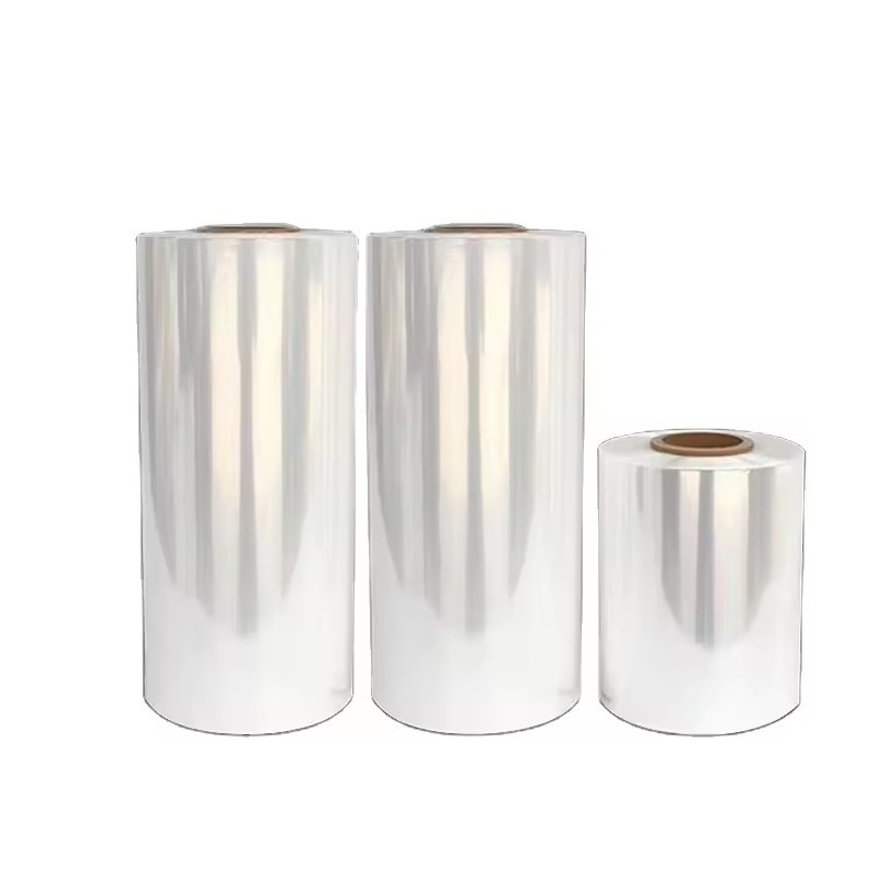 Impresión personalizada de poliolefina de PVC Pof PET PE Películas de contracción térmica de película de envoltura de contracción para botellas