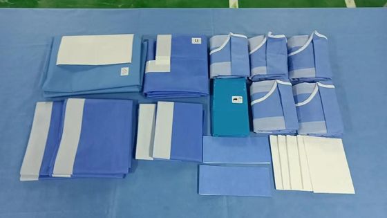 Oem Odm Cirugía Pack Azul Verde Blanco Instrumentos médicos quirúrgicos para hospitales y profesionales de la salud