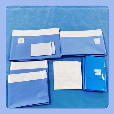 El paquete de cirugía respirable incluye colores azules, verdes y blancos perfecto para el almacenamiento.