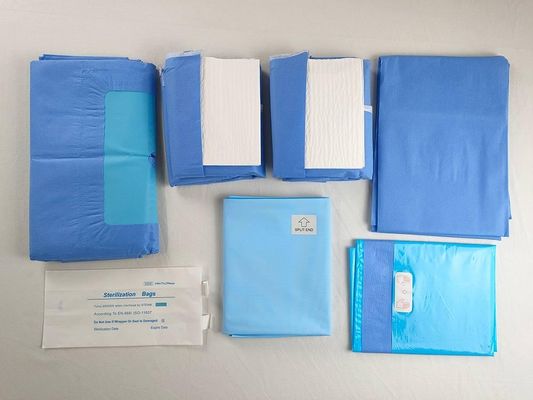 Equipo quirúrgico desechable de clase II Equipo completo de instrumentos quirúrgicos estériles EO Ideal para hospitales e instalaciones médicas